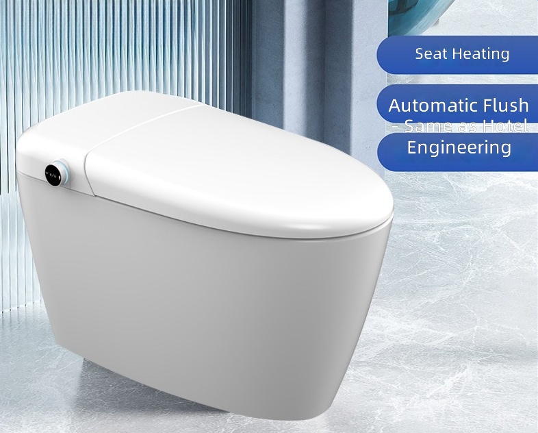 Home For Bathroom - ที่นั่งชักโครกอัจฉริยะพร้อมระบบทำความร้อน, ระบบชำระล้างอัตโนมัติ, ระบบชำระล้างเมื่อไฟฟ้าดับ, เหมาะสำหรับใช้ในบ้าน โรงแรม อพาร์ตเมนต์,