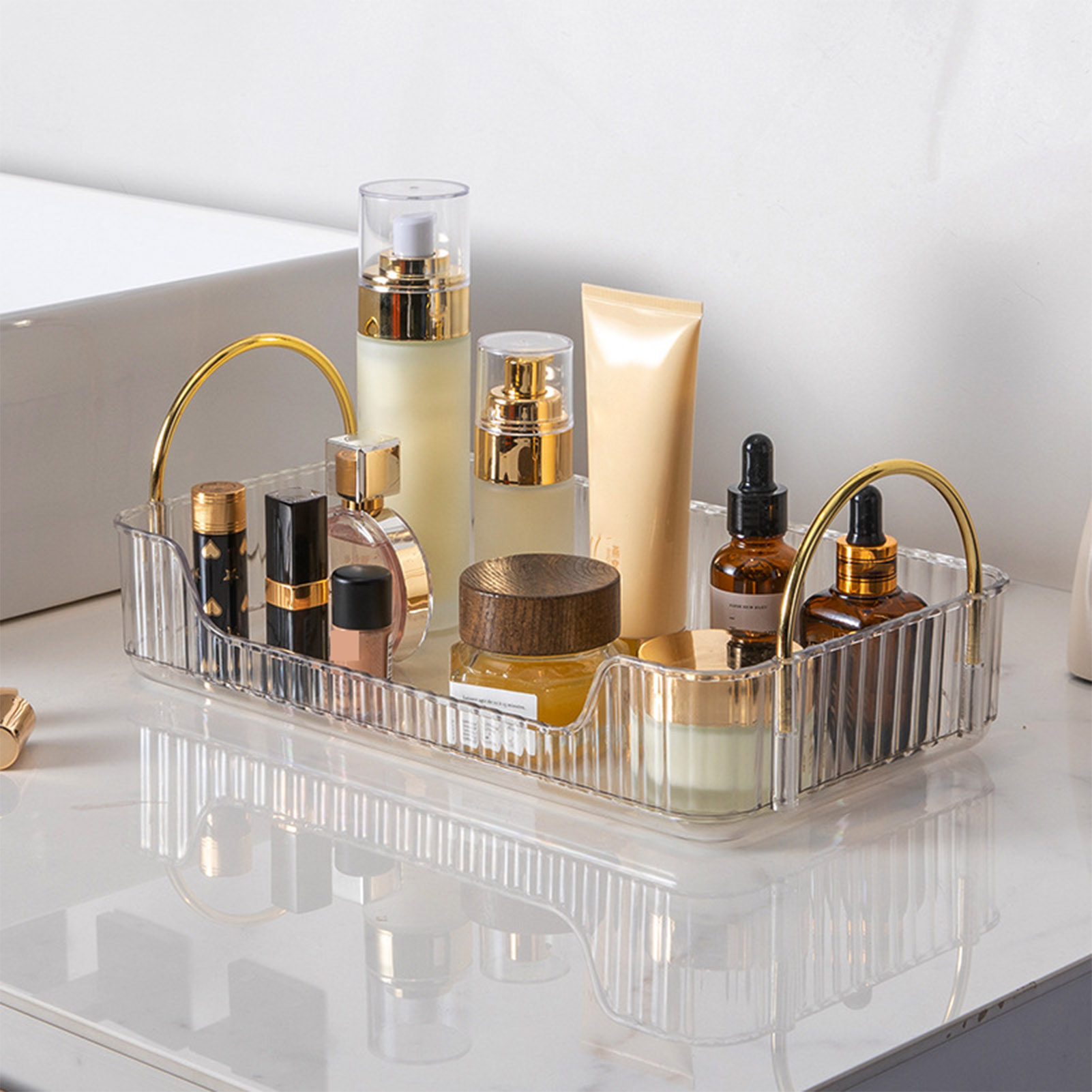 ชั้นวางของในห้องน้ำ อะคริลิคหร - Home Bathroom Organizer บทวิจารณ์และราคา