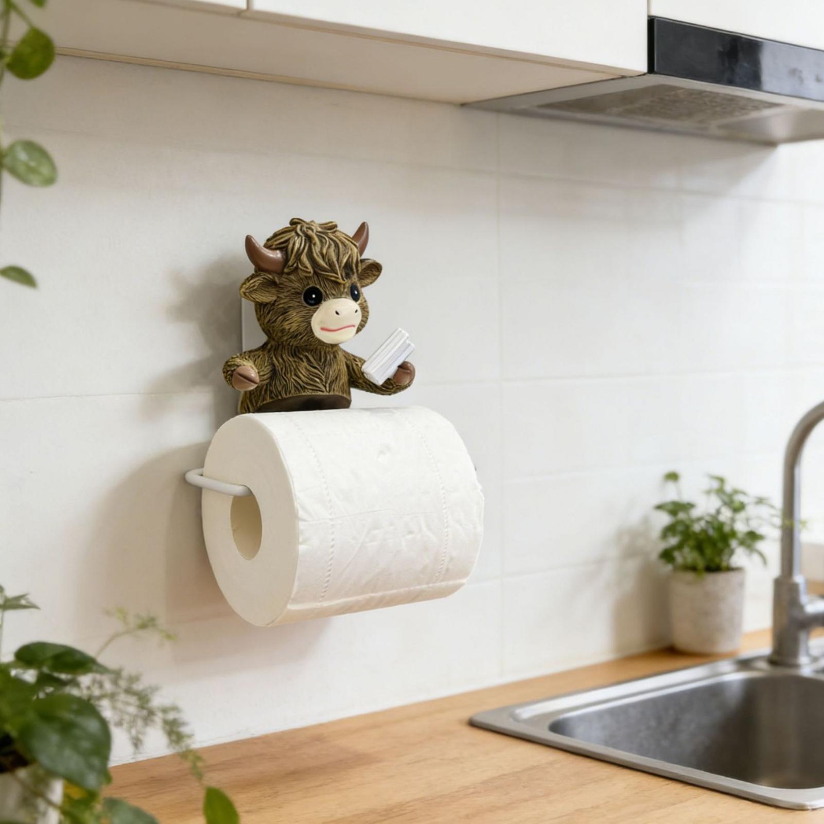 ที่วางกระดาษชำระแบบติดผนังสไตล - Home Bathroom Paper Towel Holder บทวิจารณ์และราคา