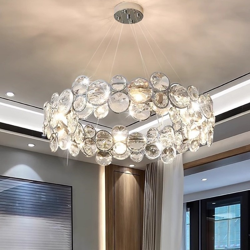 โคมไฟระย้าคริสตัลหรูหราทันสมัย - Home Bathroom Design Simple บทวิจารณ์และราคา