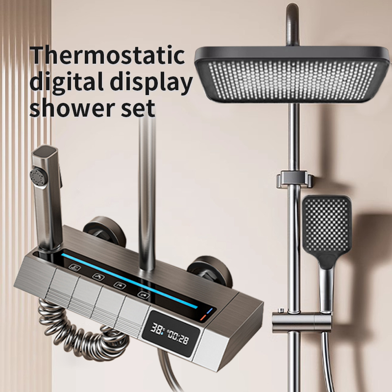 ชุดฝักบัวเปียโนดิจิตอลอุณหภูมิ - Home For Bathroom บทวิจารณ์และราคา