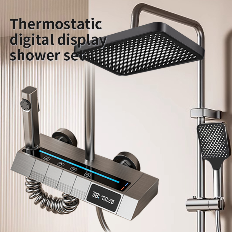 ชุดฝักบัวเปียโนดิจิตอลอุณหภูมิ - Home For Bathroom บทวิจารณ์และราคา
