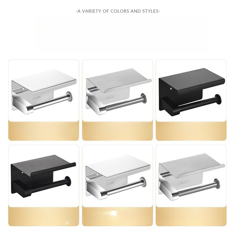 ที่ใส่กระดาษเช็ดมือสแตนเลสแบบต - Home Bathroom Paper Towel Holder บทวิจารณ์และราคา