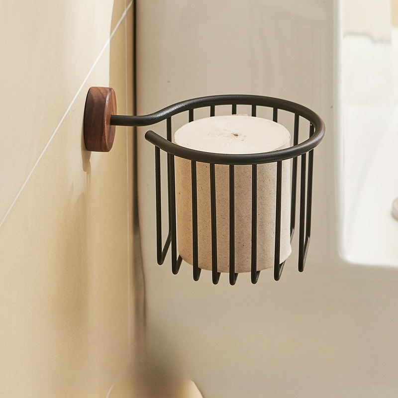 ที่ใส่กระดาษทิชชูไม้เนื้อแข็งแ - Home Bathroom Paper Towel Holder บทวิจารณ์และราคา