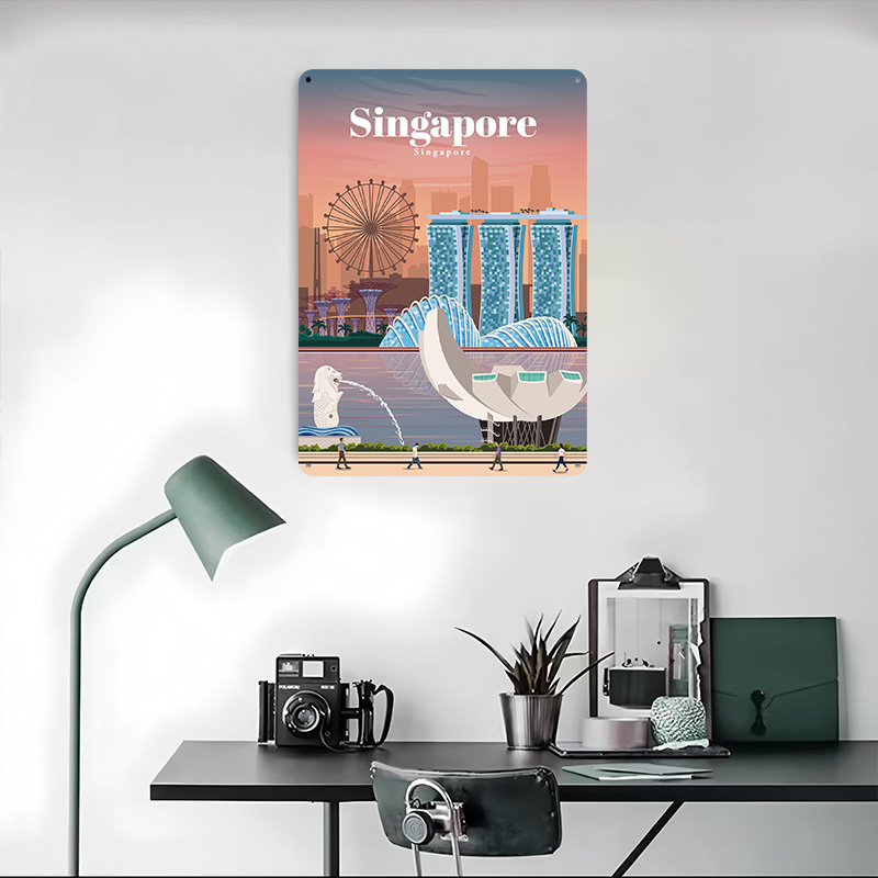 โปสเตอร์พิมพ์ลายการเดินทางไปสิ - Home And Bathroom Singapore บทวิจารณ์และราคา