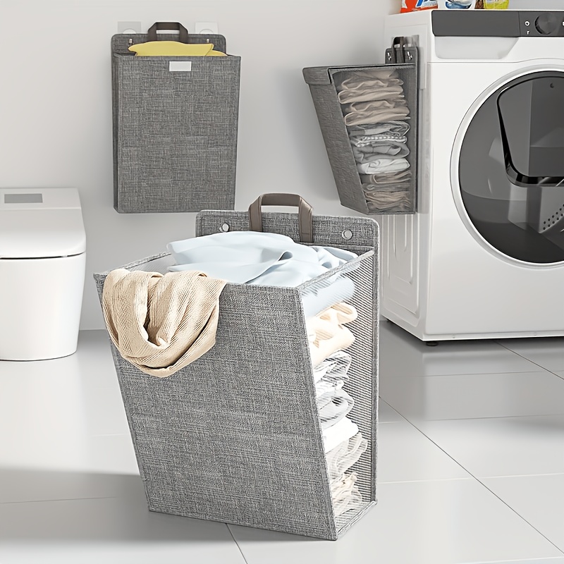 ตะกร้าผ้าแบบแขวนผนัง ตาข่าย พั - Home Bathroom Organizer บทวิจารณ์และราคา