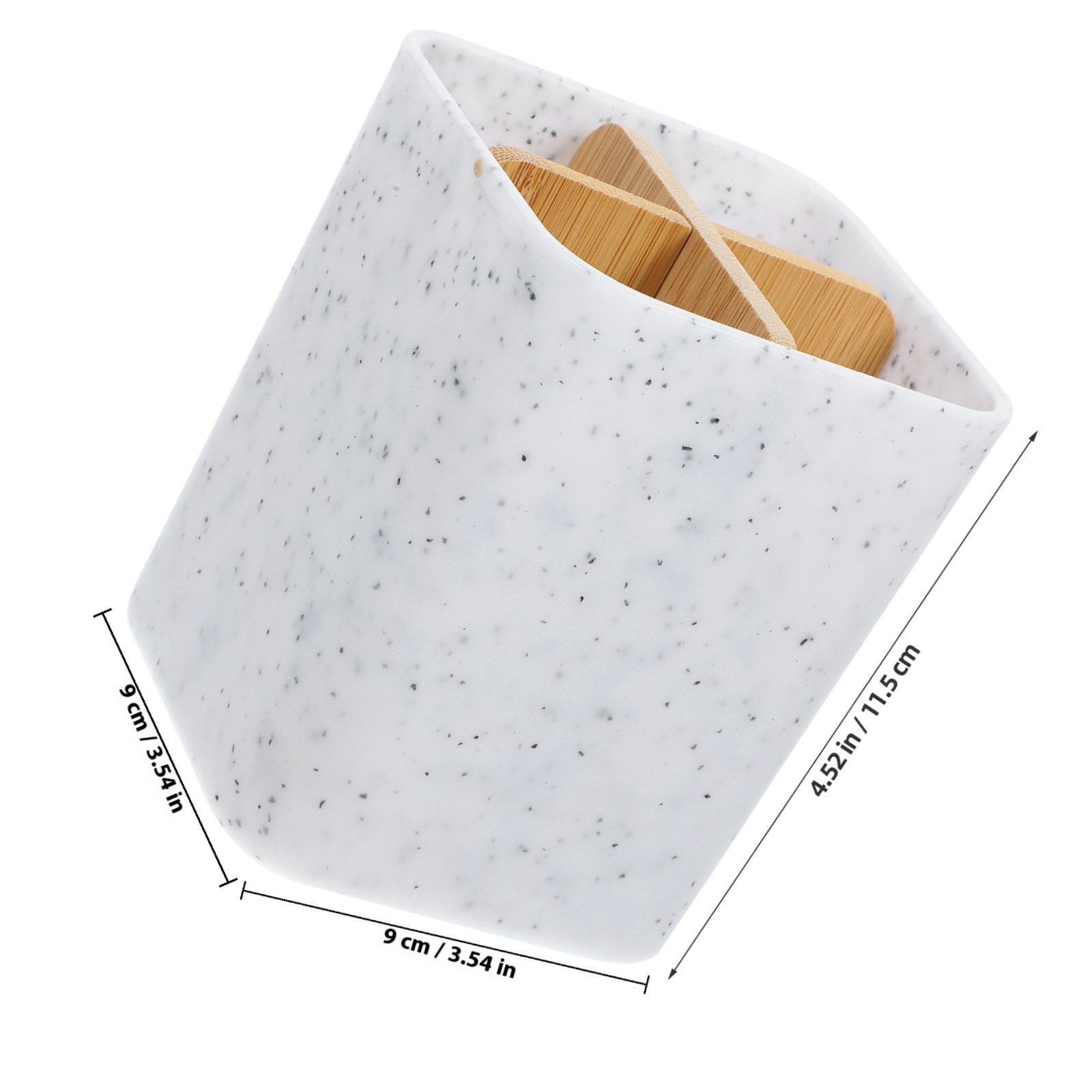 ที่วางแปรงสีฟันลายหินอ่อน 4 ช่ - Home Bathroom Design Simple บทวิจารณ์และราคา