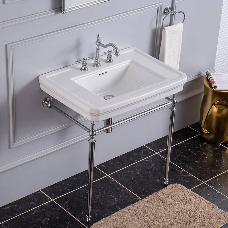 อ่างล้างหน้าแบบติดผนังสามรู สไ - Home Bathroom Design Simple บทวิจารณ์และราคา