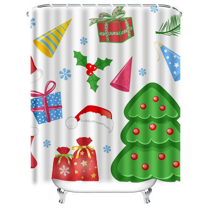 ม่านกั้นอาบน้ำลายกวางในป่าคริส - Home Bathroom Decor Ideas บทวิจารณ์และราคา