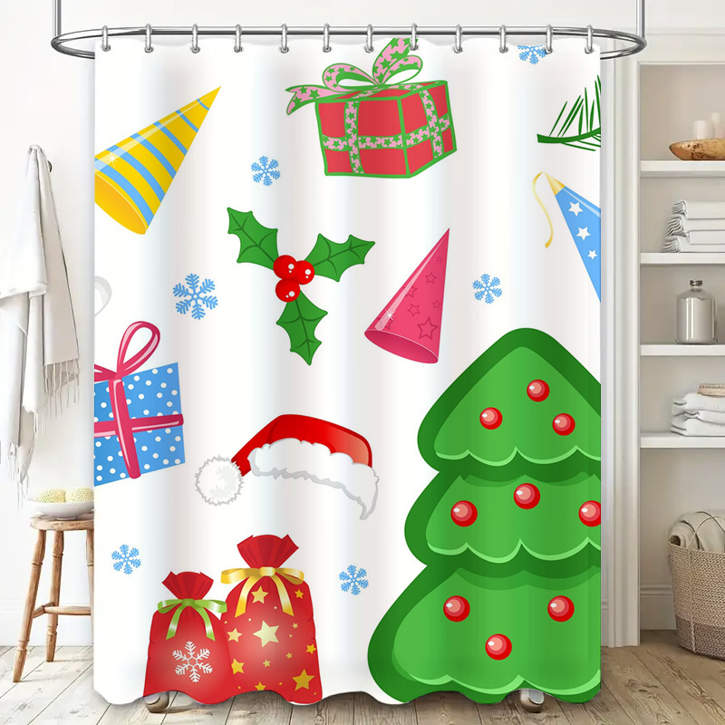 ม่านกั้นอาบน้ำลายกวางในป่าคริส - Home Bathroom Decor Ideas บทวิจารณ์และราคา