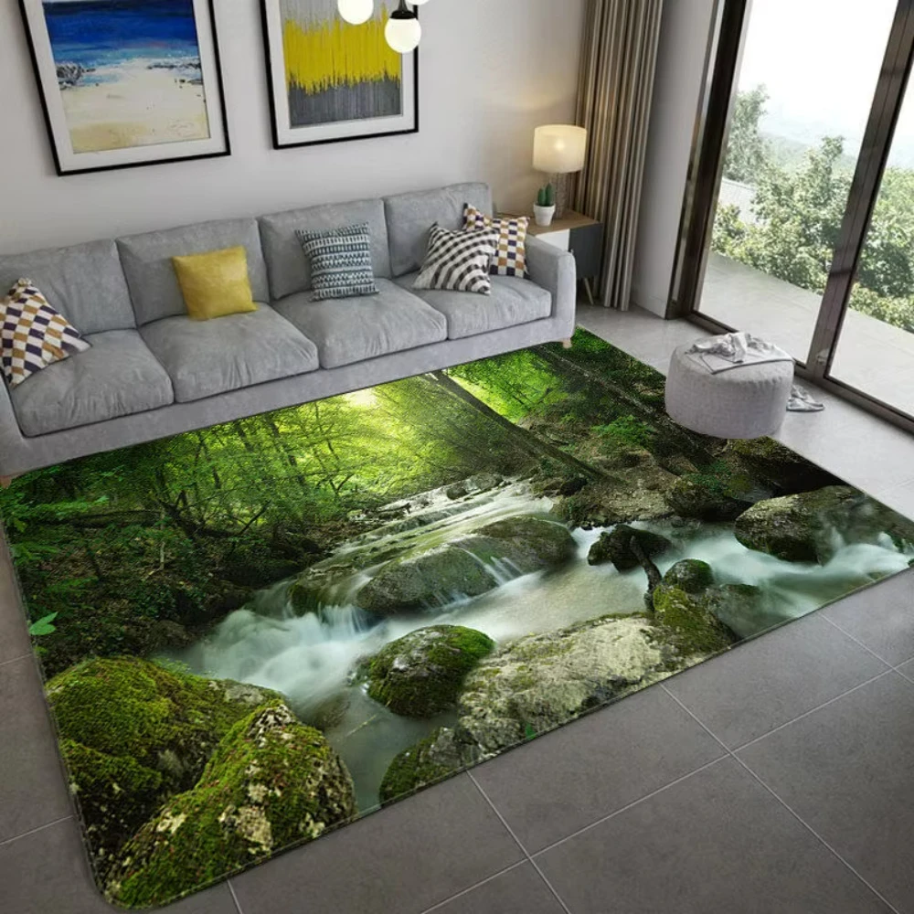 ธรรมชาติแรงบันดาลใจ 3D ทิวทัศน - Home Bathroom Decor Ideas บทวิจารณ์และราคา