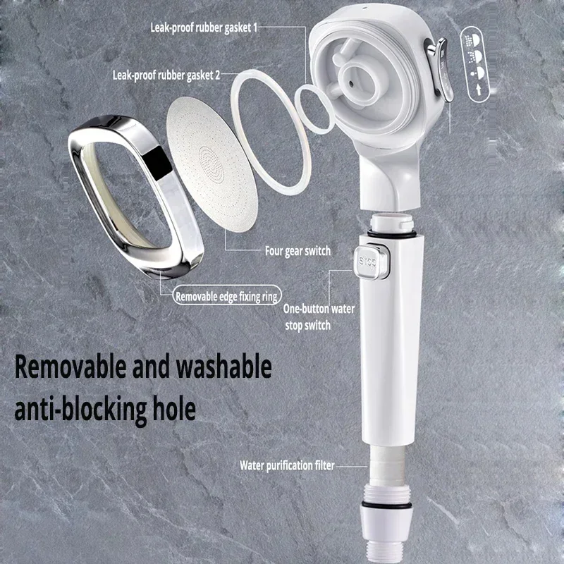 หัวฝักบัวแรงดันสูง Xiaomi 3 โห - Home Bathroom Upgrades บทวิจารณ์และราคา