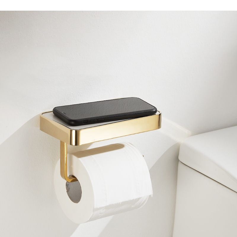 ที่ใส่กระดาษทิชชูโลหะ ชั้นวางก - Home Bathroom Paper Towel Holder บทวิจารณ์และราคา