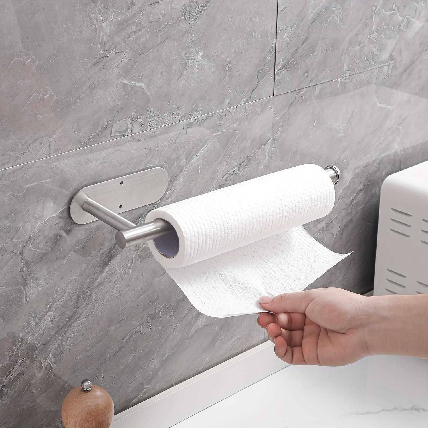ราวแขวนผ้าเช็ดตัวติดผนังสแตนเล - Home Bathroom Paper Towel Holder บทวิจารณ์และราคา