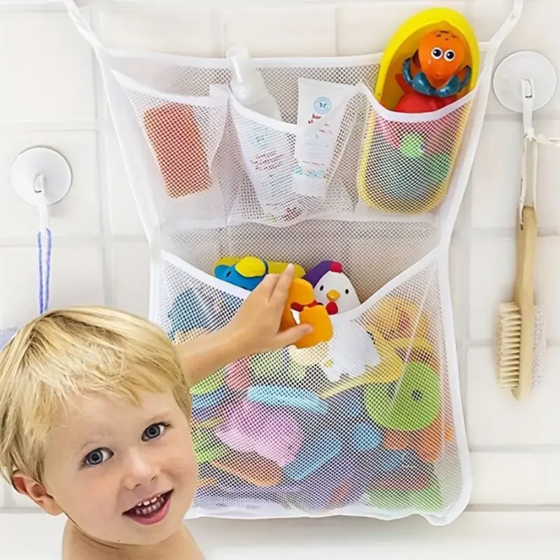 ถุงตาข่ายเก็บของเล่นเด็กในห้อง - Home Bathroom Organizer บทวิจารณ์และราคา