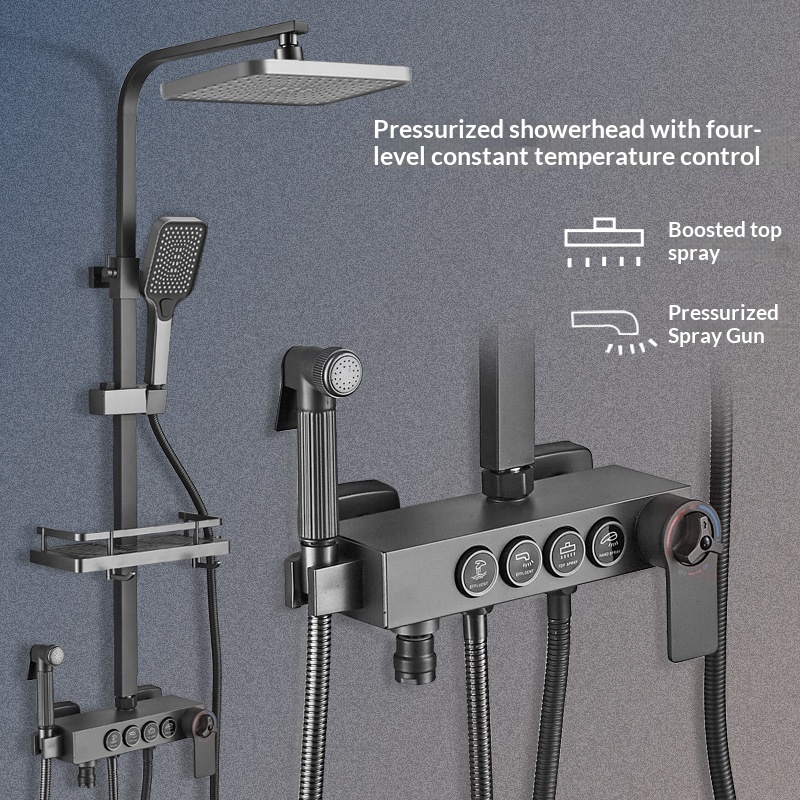 ชุดฝักบัวสแตนเลส ป้องกันตะกรัน - Home For Bathroom บทวิจารณ์และราคา