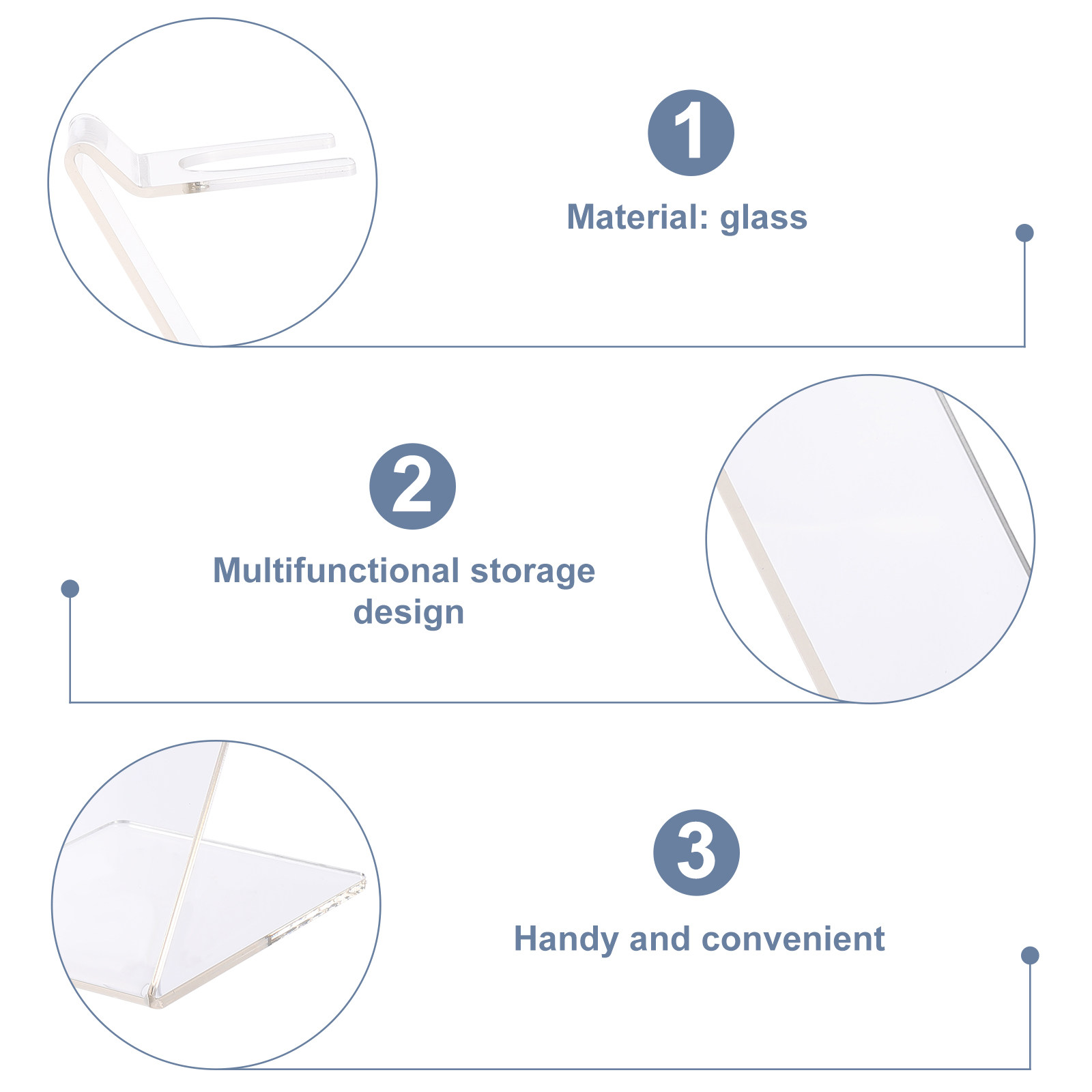 ชั้นวางไดร์เป่าผมแบบพรีเมียม ช - Home Bathroom Organizer บทวิจารณ์และราคา