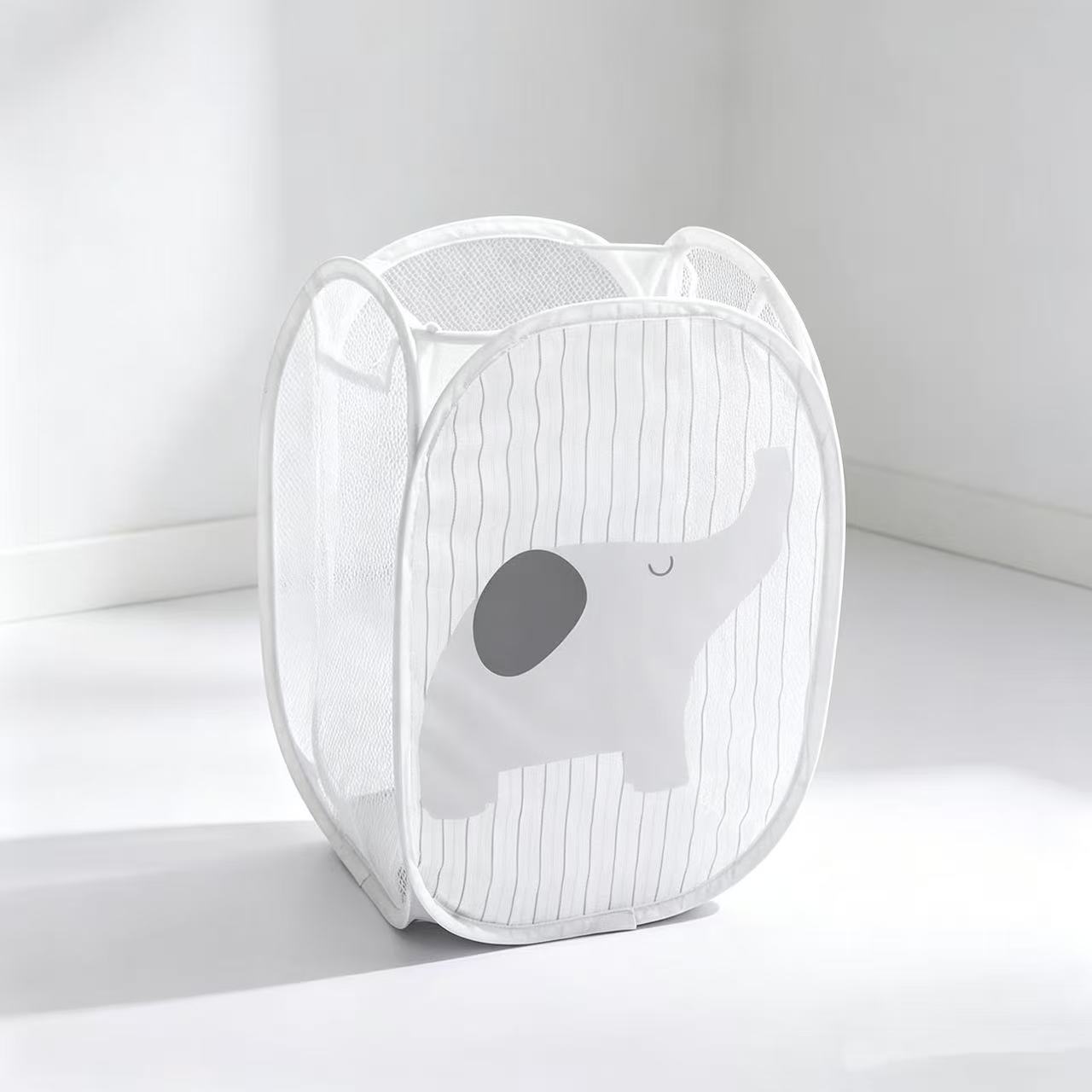 ตะกร้าผ้าพับได้แบบตาข่าย, ตะกร - Home Bathroom Organizer บทวิจารณ์และราคา