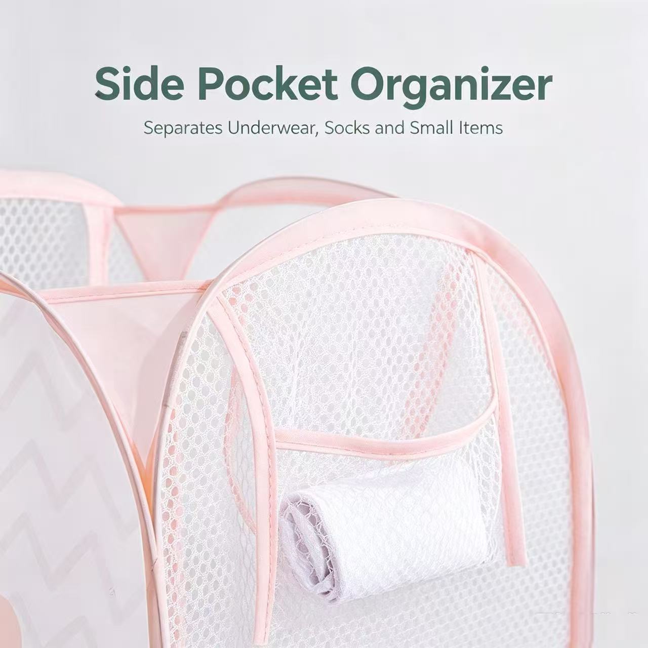 ตะกร้าผ้าพับได้แบบตาข่าย, ตะกร - Home Bathroom Organizer บทวิจารณ์และราคา