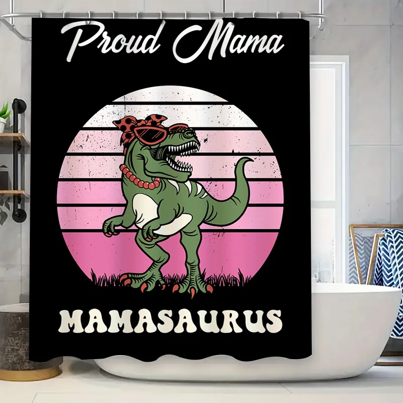Stylish Mama ไดโนเสาร์ผ้าม่านเ - Home Bathroom Decor Ideas บทวิจารณ์และราคา