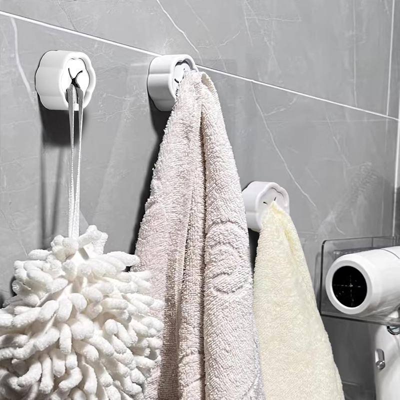ที่แขวนผ้าเช็ดตัวแบบติดผนัง 6  - Home Bathroom Organizer บทวิจารณ์และราคา