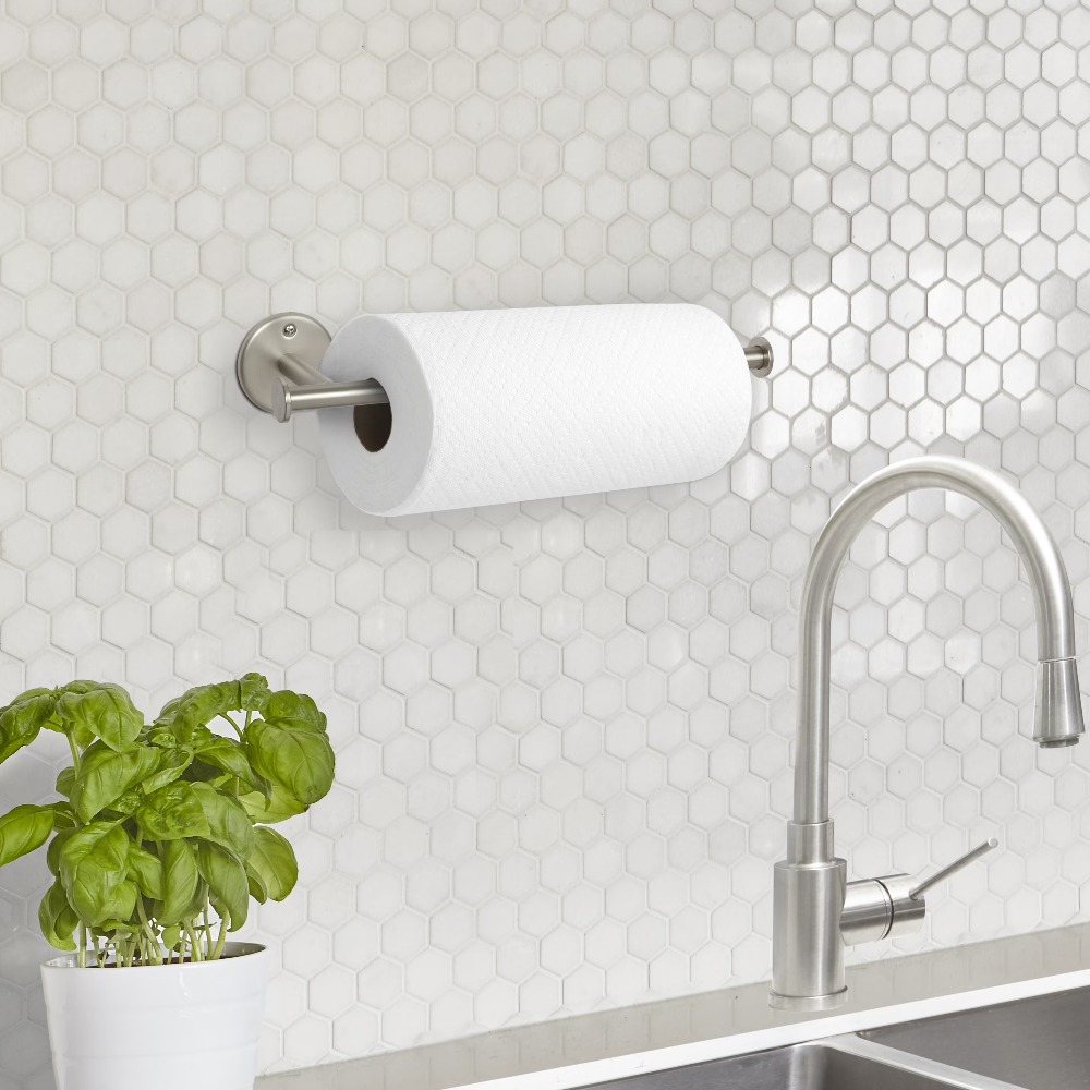 ที่แขวนกระดาษเช็ดมือแบบติดผนัง - Home Bathroom Paper Towel Holder บทวิจารณ์และราคา