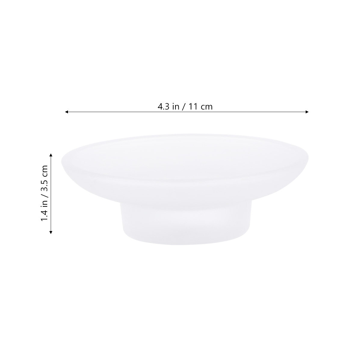 กล่องสบู่แก้วใสสีขาว ที่วางสบู - Home Bathroom Design Simple บทวิจารณ์และราคา